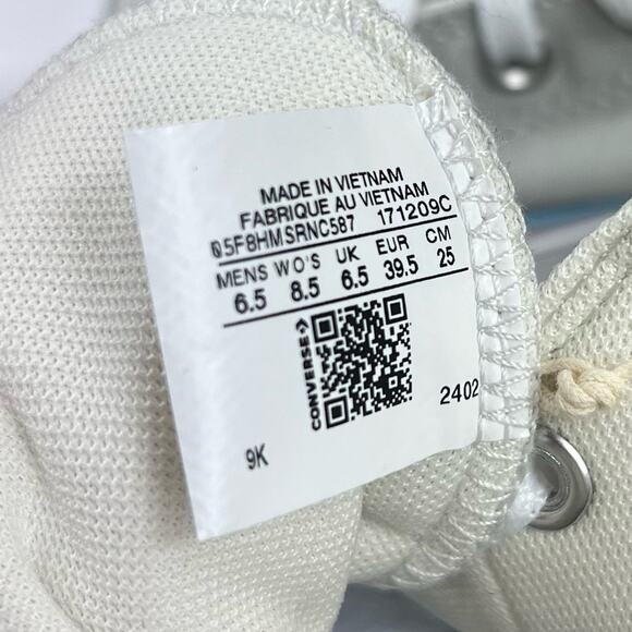 NEW Womens Size 8.5 Custom Converse High Top Platform Zebra Print Glitter Shoe - Picture 10 of 10